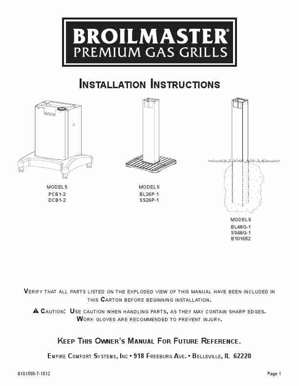 Broilmaster Gas Grill BL26P-1-page_pdf